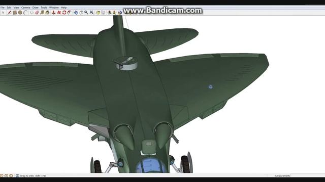 Fulgurator - Nuclear powered SketchUp aeroplane