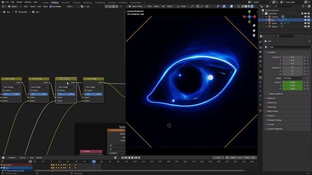 Blender Galaxy Eye Shader!