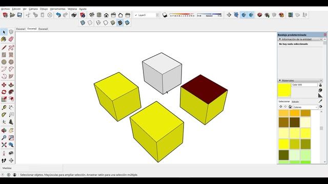 como aplicar materiales correctamente en SKETCHUP 🏠 🧱✔️