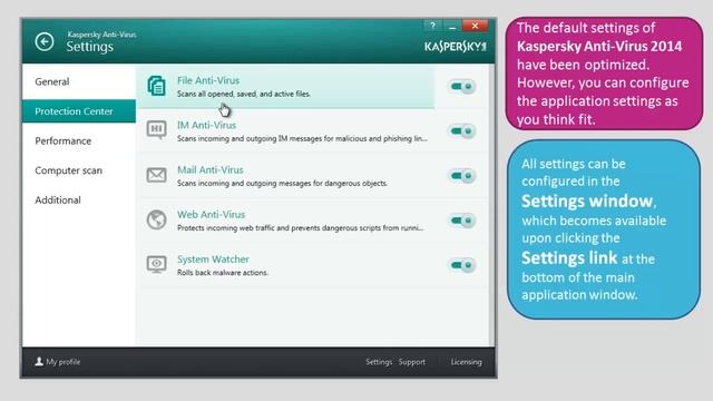 Kaspersky Anti-Virus 2014 - How to Configure Settings