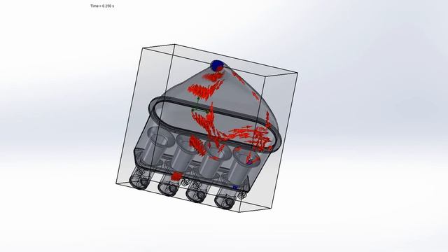 Solidworks Flow Simulation: Intake Manifold with Flow Restrictor