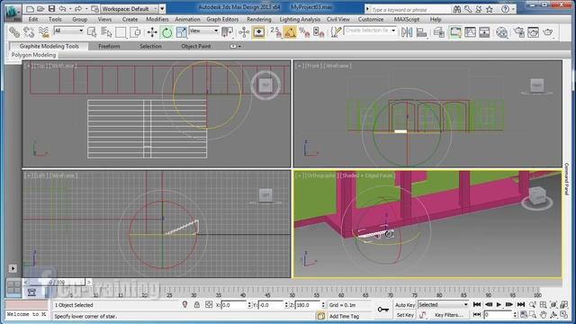 How 3ds max works-[Architecture Project] part 5 [Arabic]