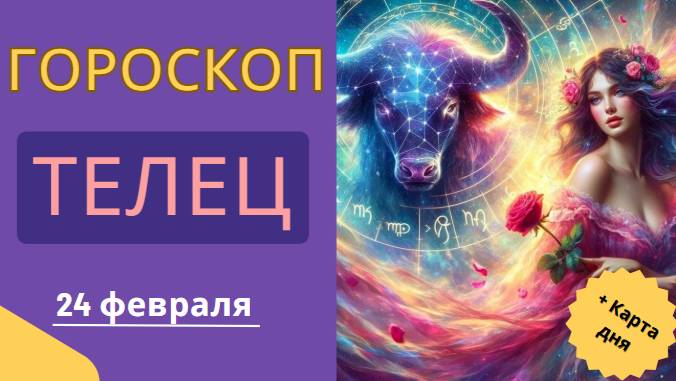 ♉ 24 февраля – Гороскоп на сегодня для Тельца 🌿