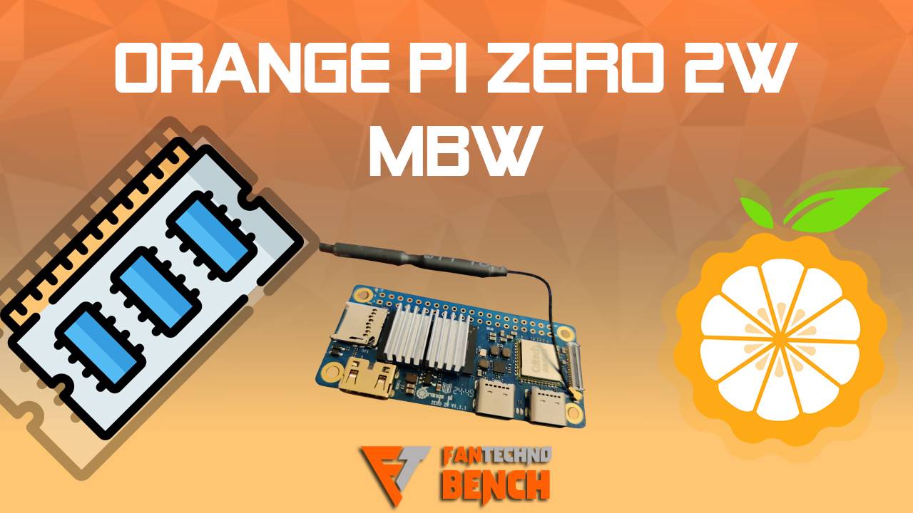 Тестирование одноплатного ПК Orange Pi Zero 2W - Тест MBW - Бенчмарк