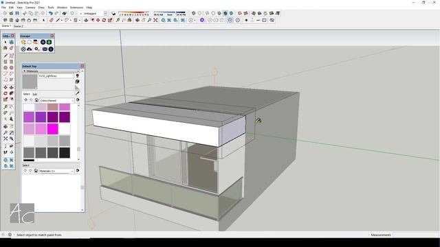 Sketchup interior design #65 How to design kitchen set ( render by enscape )