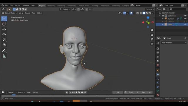 How To Easily Add Ears To Your Head Sculpt In Blender