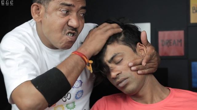 The Amazing Hair Cracking Head Massage By Asim Barber asmr