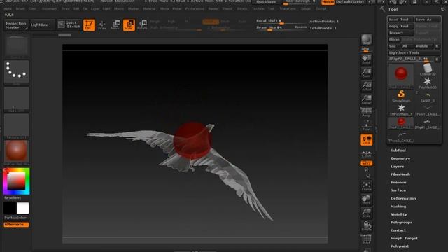 Animation in ZBrush  part 2.Not for beginners // ZBrush Rigging with a Single Subtool