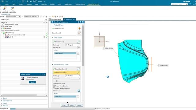 Siemens NX - OmniFree Transformer Tutorial 5-5