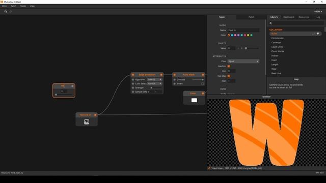 Resolume Wire 7.6 Tutorial:  How To Create An Outline Effect