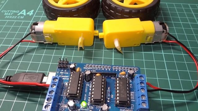 L293D Motor Driver Shield Test②