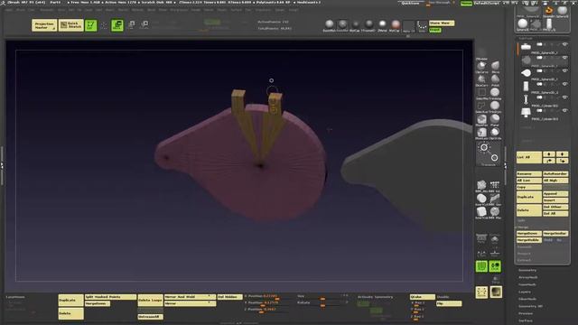 Zbrush hard surface zmodeler Kit 2 of 1000