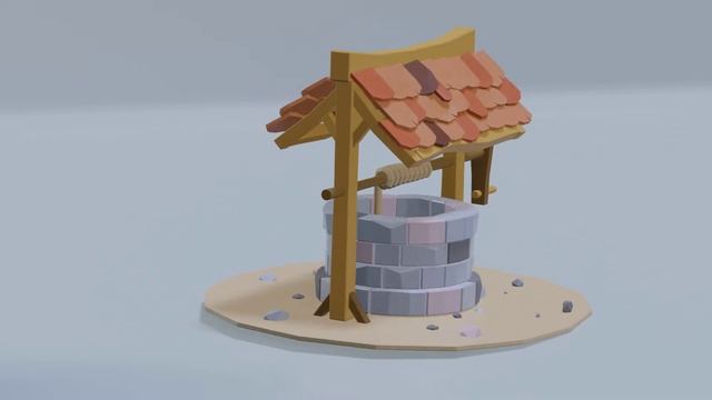 Small well with Blender 2.82a