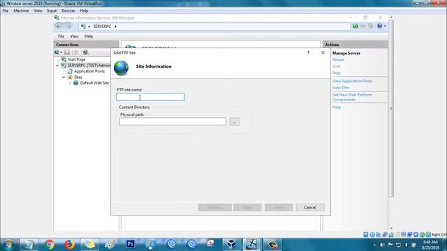 Tutorial-10: How to create FTP Server in windows server 2019?