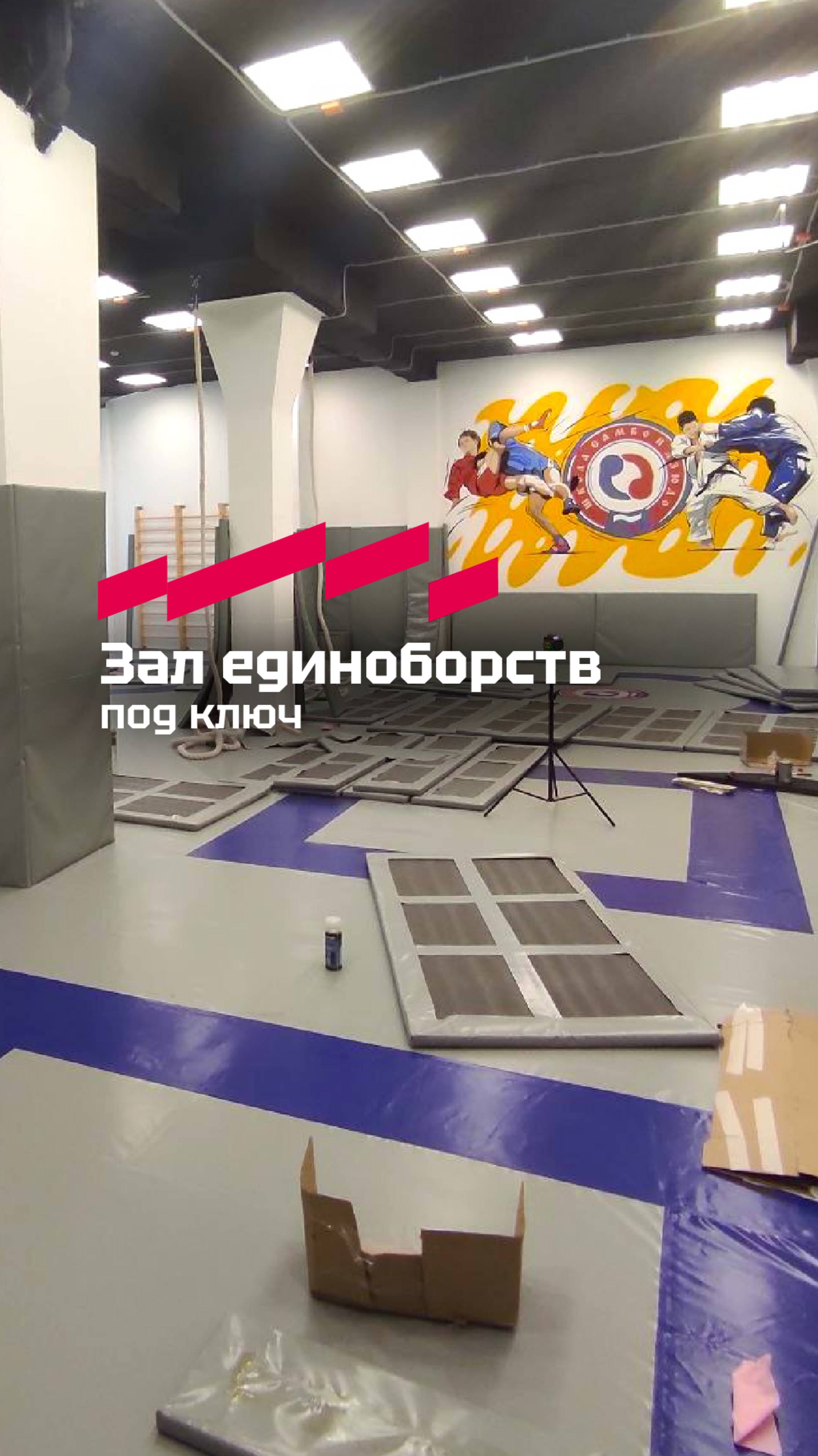 Зал единоборств под ключ г. Москва.