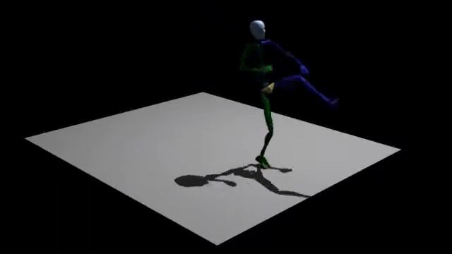 Motion Capture 3DS Max Biped Kick