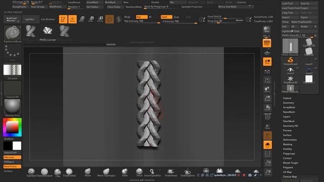 ZBrush ve Photoshop ta dikiş fırçası yapma ( ZBrush and Photoshop Sewing Stitch Brushes )