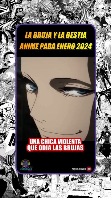 ANIME ESTRENO 2024 THE WITCH AND THE BEAST #anime #animeshorts #shorts