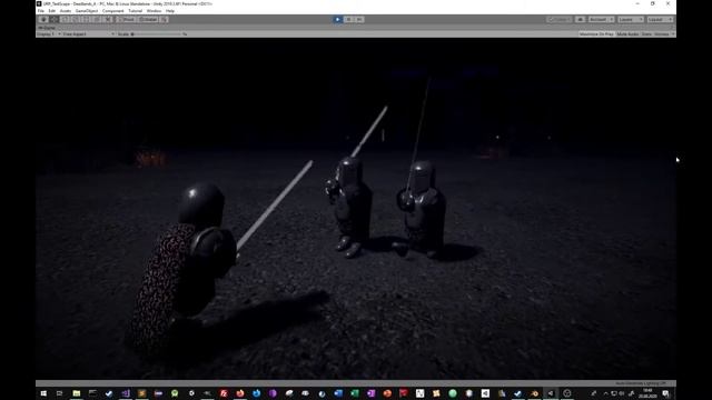 Playing with Blender & Unity #8 [Physics Based Swords, Better Knight, Humanoid Player Controller]