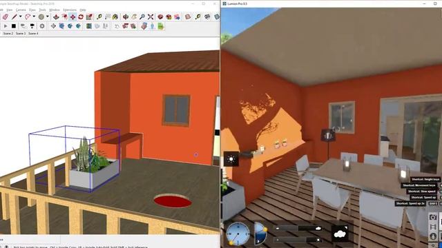 quick tour of LiveSync for Sketchup/Lumion