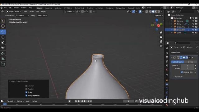 Blender Course for Beginners - Edit mode modeling #4