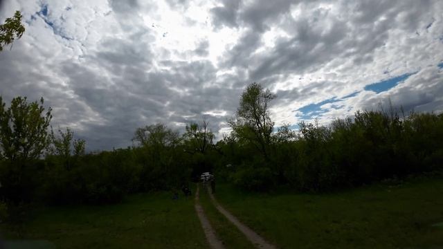 FPV отчет отдыха с палатками на природе. Вид на Терешку с высоты .