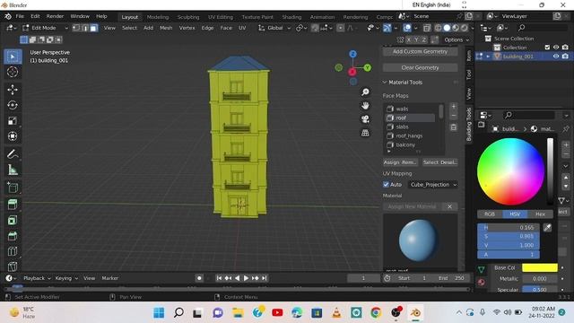 Make Easy Any Building In Blender Free Building Add-on | Building Add on Blender In Hindi @learn4on