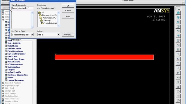 Ansys - simulation of stress - strain example by spanielka@gmail.com