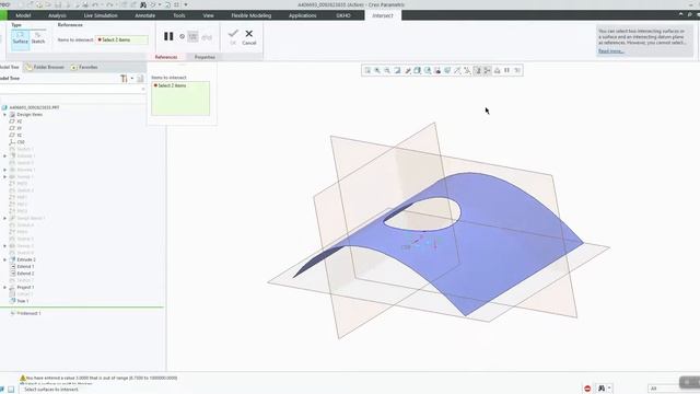 PTC CREO 8 Surfacing tutorial Tricks