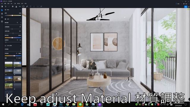 LIVINGROOM | Learn how to Use D5 RENDER 1.6.1 in Realistic Render | Timelapse Tutorial