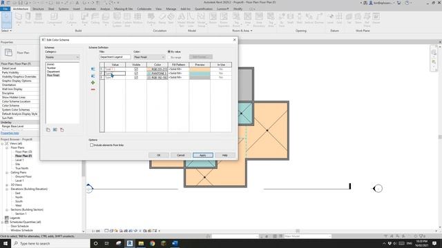 Everyday Revit (Day 335) - Rooms and Colour Scheme