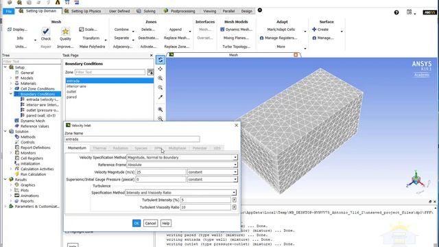 Tutorial de Ansys con Fluido y Estructural