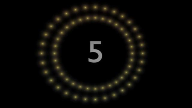 10 Second Countdown in 3D done in Blender Number 4