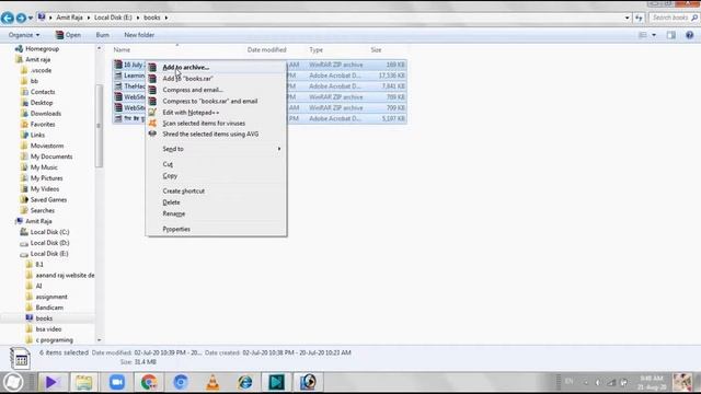 What is zip and RAR file in hindi  (very easy)  practical video.