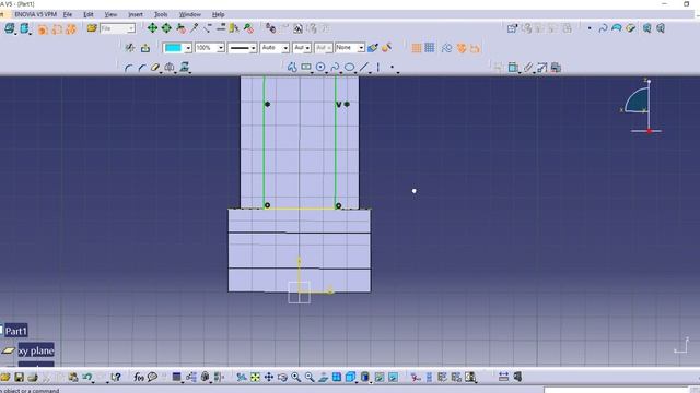 Ejercicio en  CATIA y Drawing