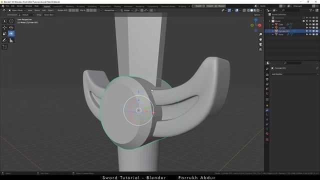 Easy Sword Tutorial Blender