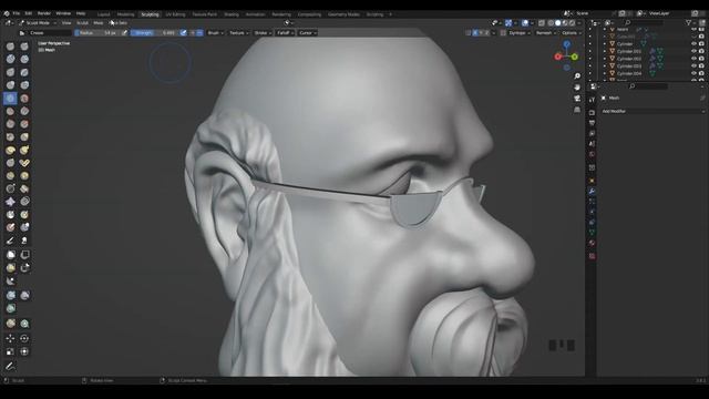 Stylized Character Head Modeling and Sculpting in Blender