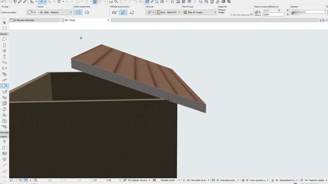 Toiture Partie 1: Pan Unique et Jonction Cohérente de Toiture dans Archicad !