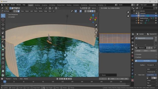 Blender - How to create a short movie - Ocean Scene - Part 1