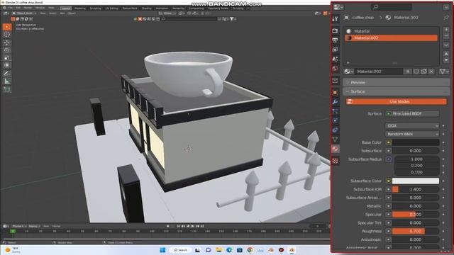 How To Make a Coffee Shop in Blender? | Part 03 | Blender Tutorial in Hindi Urdu