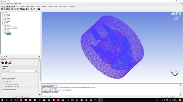 Tutorial ICEM CFD | Unstructured tetrahedral mesh for propeller, import to ANSYS CFX, Fluent