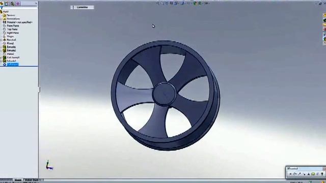 SolidWorks tutorial  20'' rim 360p