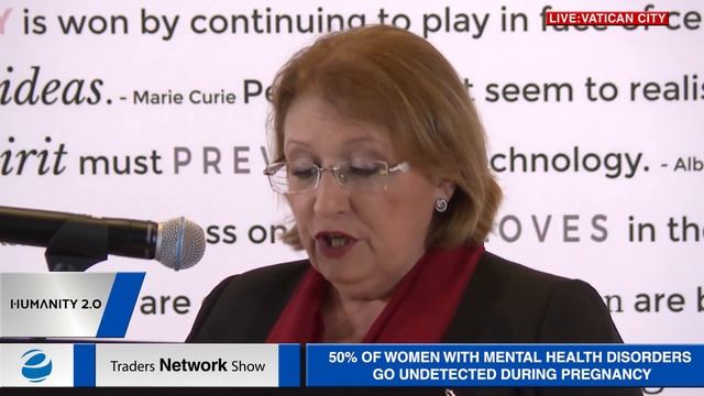 President of Malta Marie Louise Coleiro Preca at Humanity 2.0 Forum | Traders Network Show