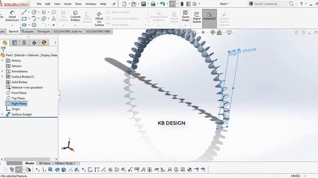 「DESIGN 05」 CIRCULAR SPRING - SOLIDWORKS