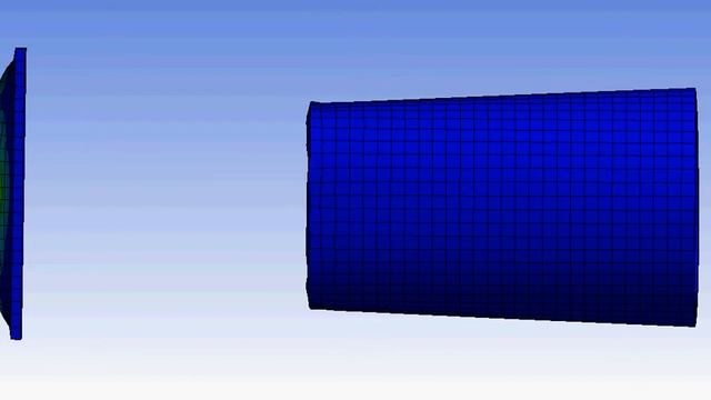 Ansys Explicit Dynamic Cylinder Impact