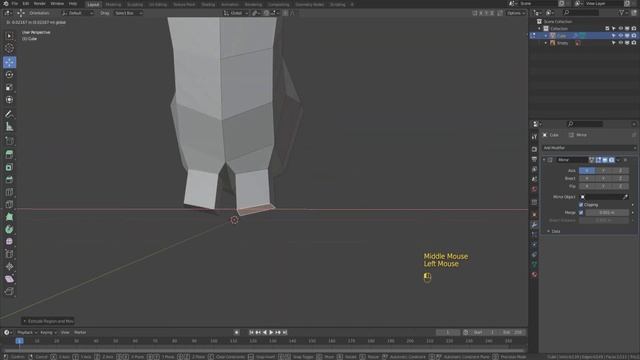 Stylized Baby Dino Modeling in Blender