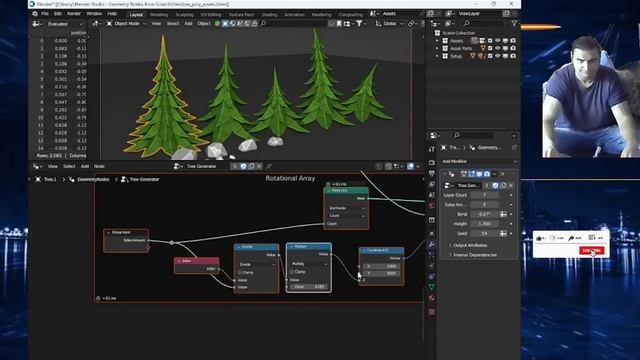 BLENDER TREE GENERATOR GEOMETRY NODE