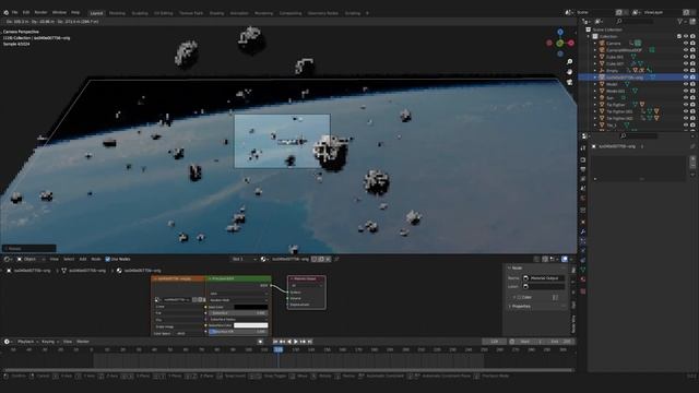 Creating a Space Scene in Blender