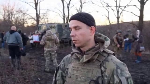 Бойцы отр М Кривоноса_ Бывшие военные ВСУ перешедшие на сторону России