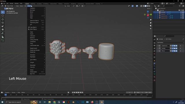 Blender how to apply multiple modifiers to multiple objects